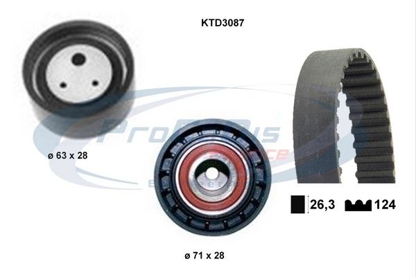 PROCODIS FRANCE Hammashihnasarja KTD3087